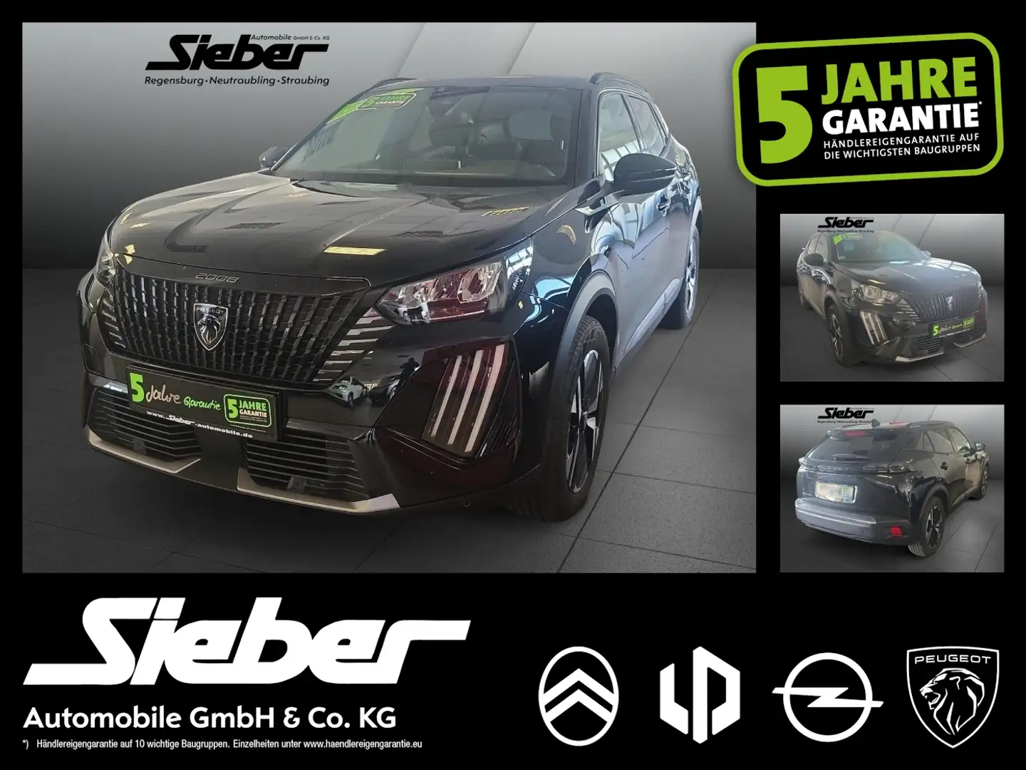 Peugeot e-2008 Allure *11kW-On-Board-Charger*Sitzheizung* Noir - 1