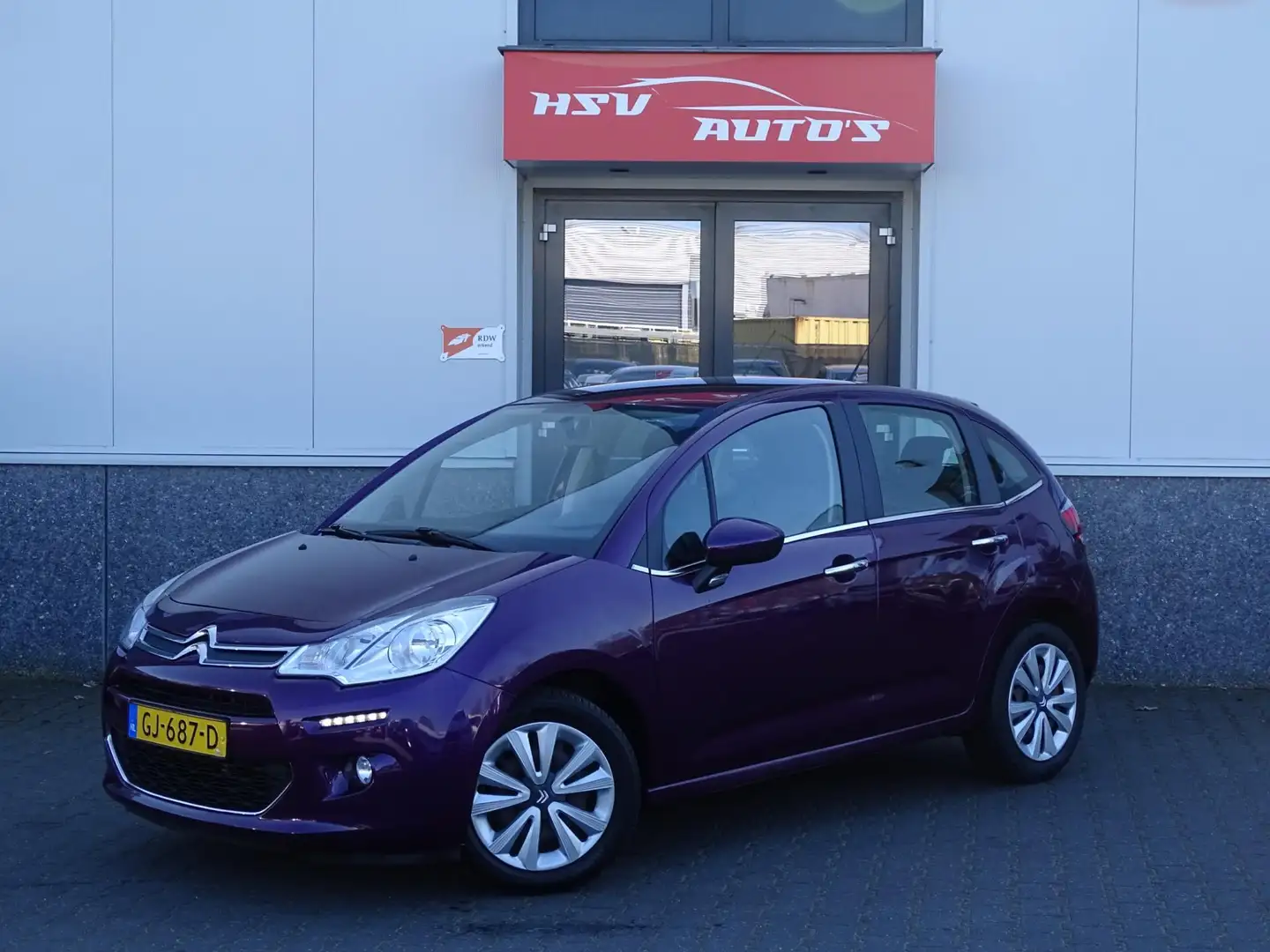 Citroen C3 1.2 PureTech Collection airco 4-deurs 3e eig org N Mauve - 1