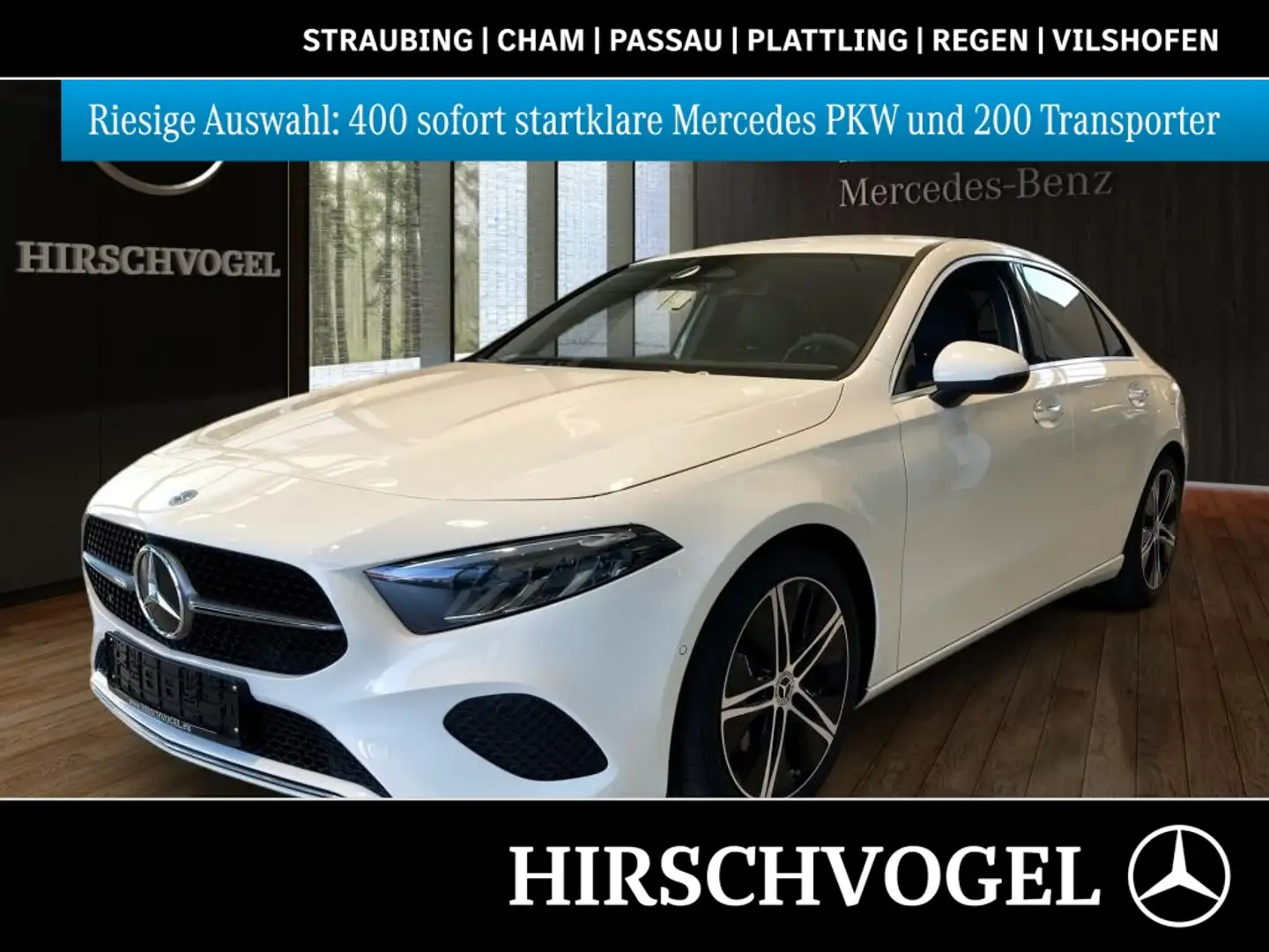 Mercedes-Benz A 200 Limo Progressive Line+AHK+DISTRON+KEYLESS Weiß - 1