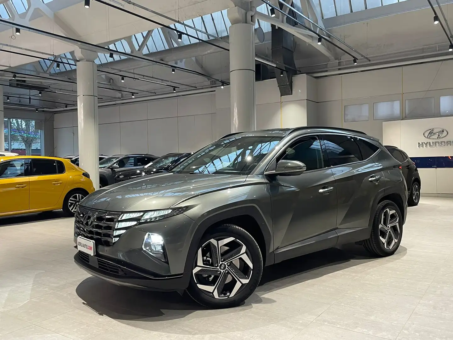 Hyundai TUCSON Tucson III 2021 1.6 hev Exellence 4wd auto PROMO48 Grau - 2