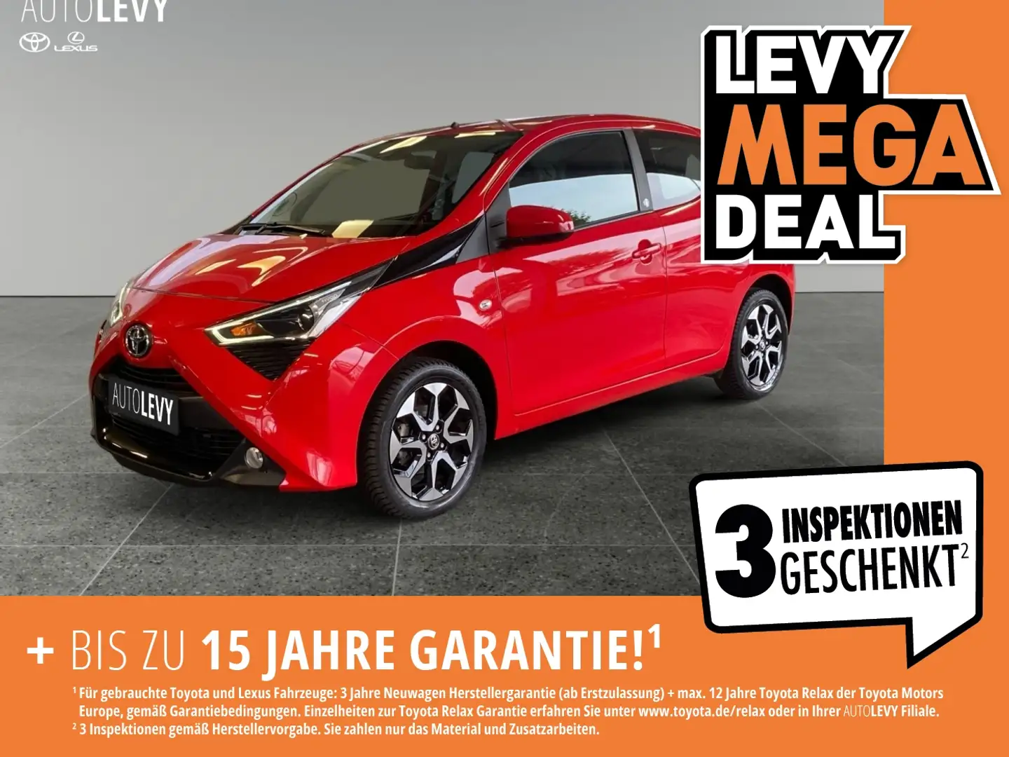 Toyota Aygo 1.0 Team D *KLIMA* Rot - 1