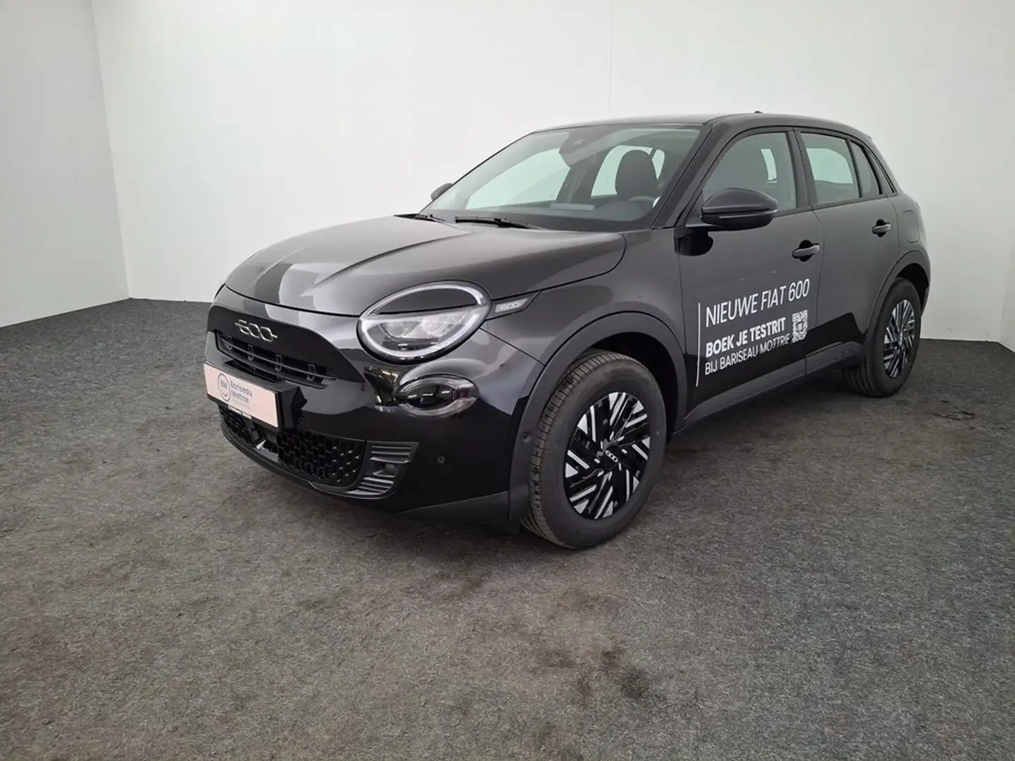 Fiat 600 HYBRID 100PK* AUTOMAAT* COMFORT PACK* Zwart - 2