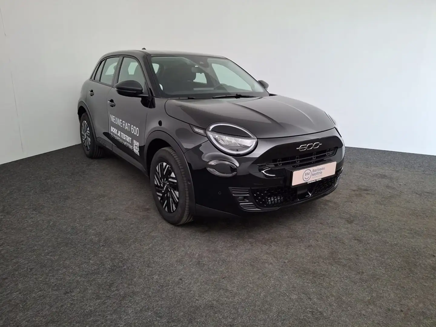 Fiat 600 HYBRID 100PK* AUTOMAAT* COMFORT PACK* Zwart - 1