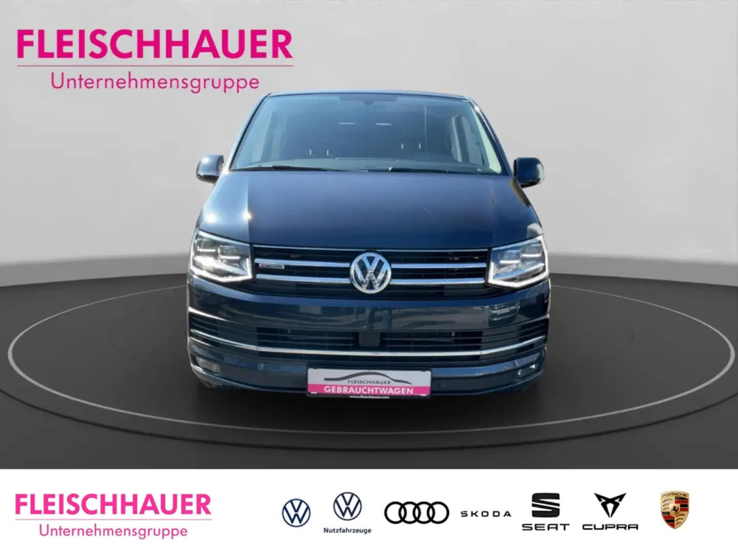 Volkswagen T6 Multivan 2.0 TDI DSG Highline 4Motion AHK- Navi Leder Memor Blau - 2