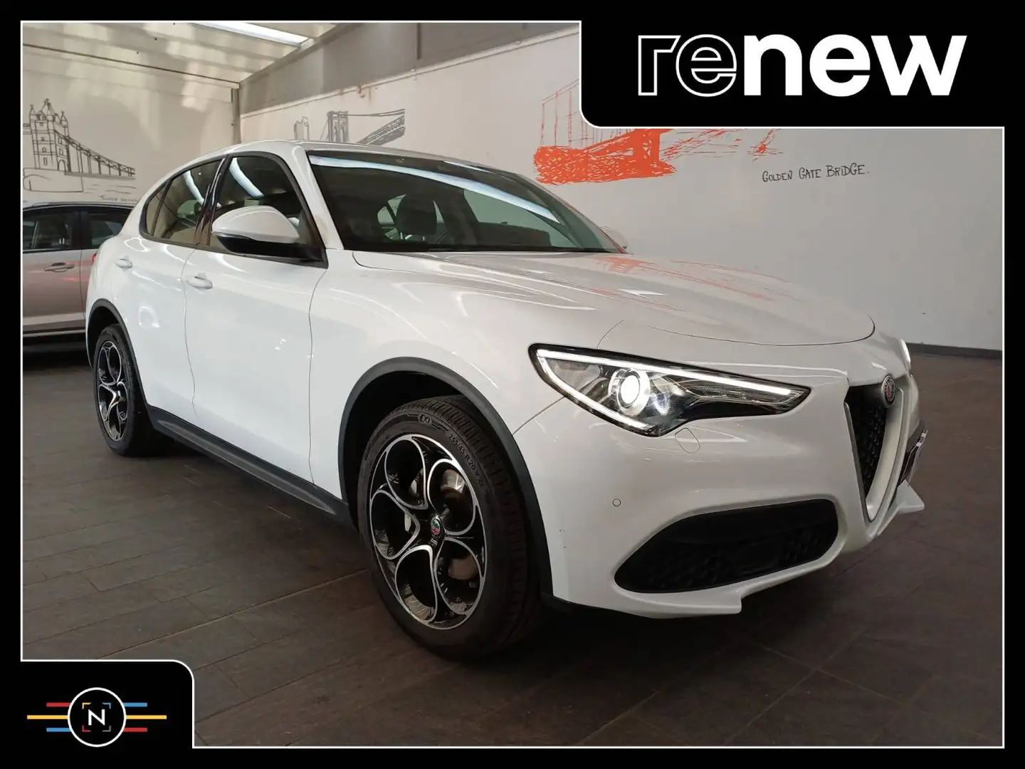 Alfa Romeo Stelvio Stelvio Super 2.2 Turbo 210cv Q4 my19 Weiß - 1