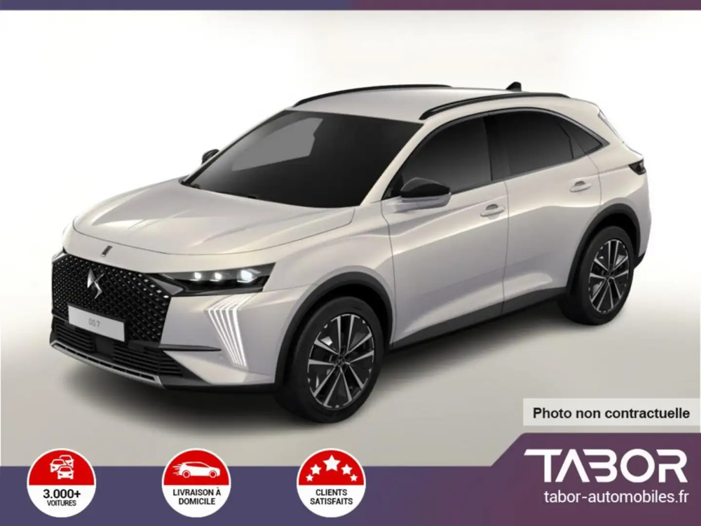 DS Automobiles DS 7 130 EAT8 Pallas LED pano GSP keyl cam pdc Gris - 1