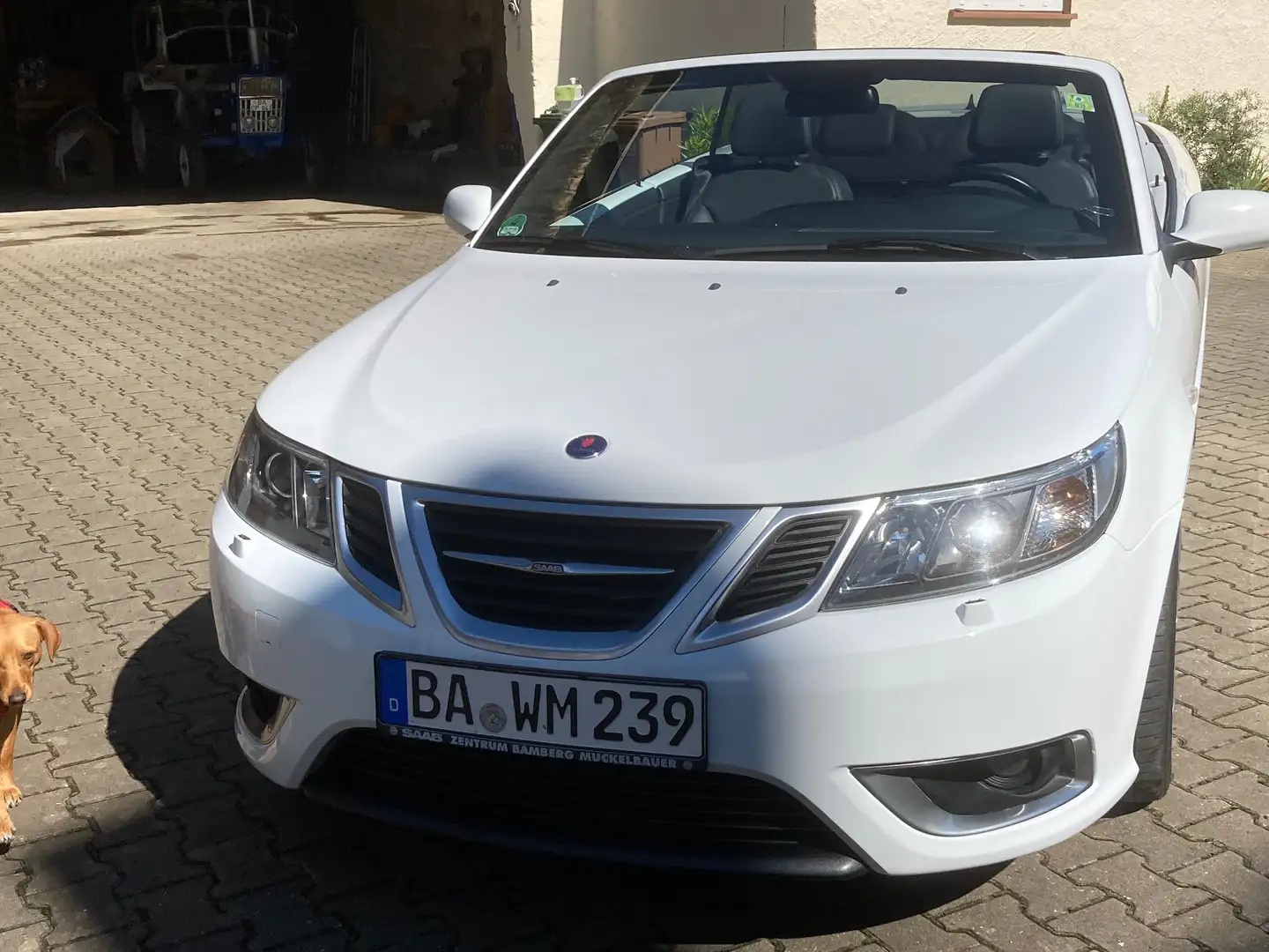 Saab 9-3 9-3 1.9 TTiD Cabriolet DPF Aero Weiß - 1