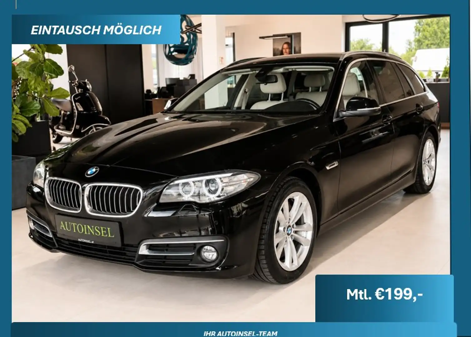 BMW 520 d xDrive AUT. Facelift Navi Schwarz - 1