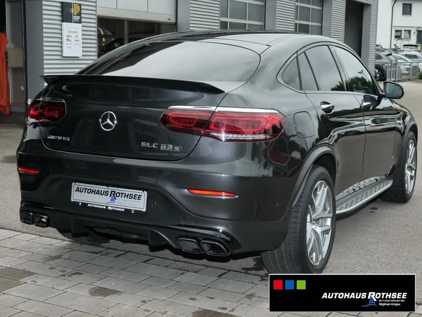 Mercedes-Benz GLC 63 AMG S Coupe AHK+HUD+LED+NAVI+BURMESTER Grau - 2