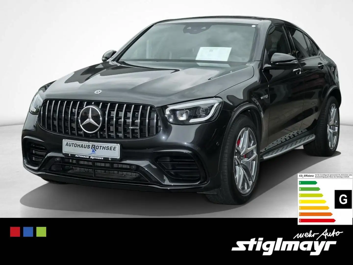 Mercedes-Benz GLC 63 AMG S Coupe AHK+HUD+LED+NAVI+BURMESTER Gris - 1