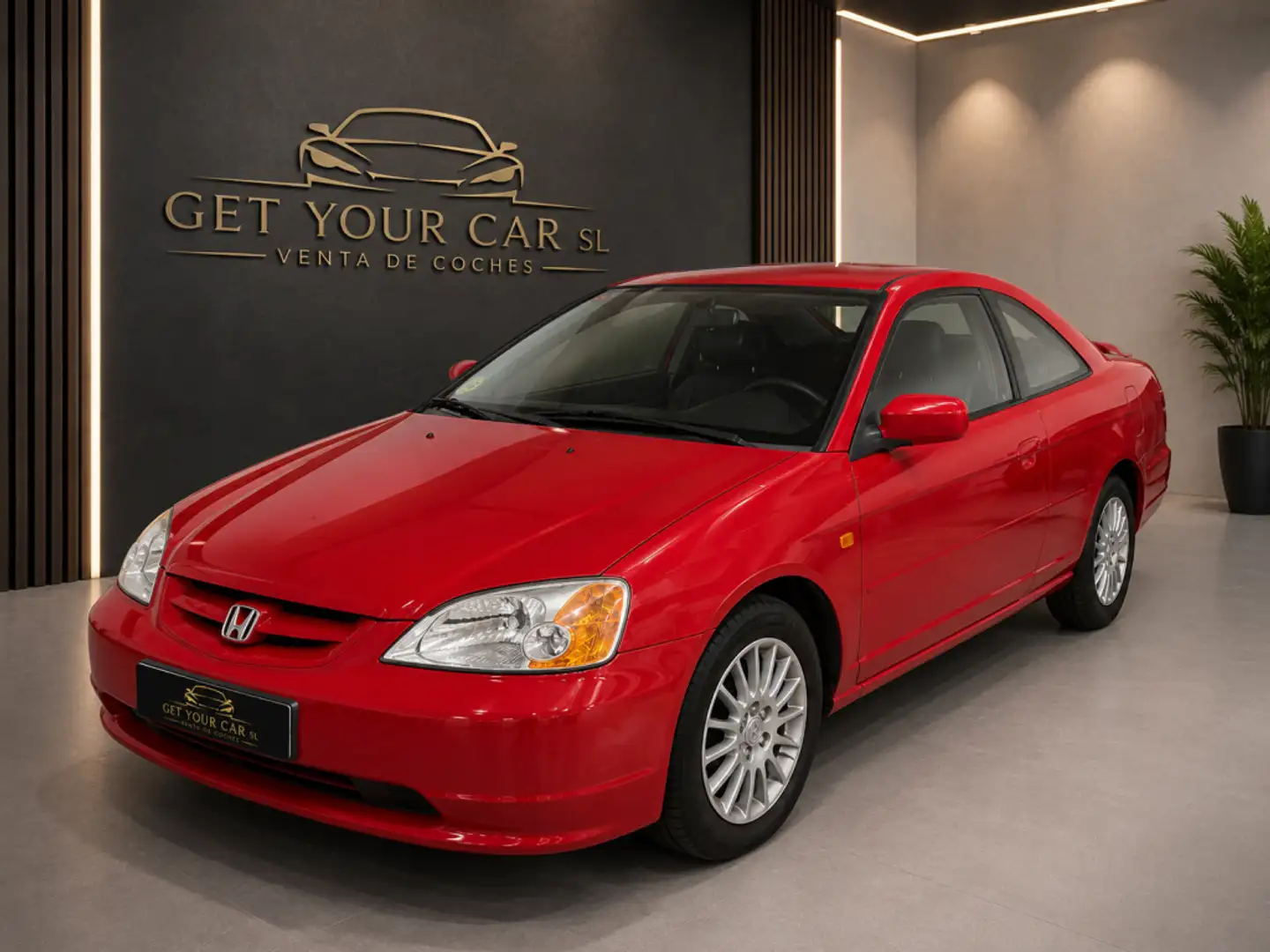 Honda Civic Coupé 1.7 ES VTEC Rojo - 2