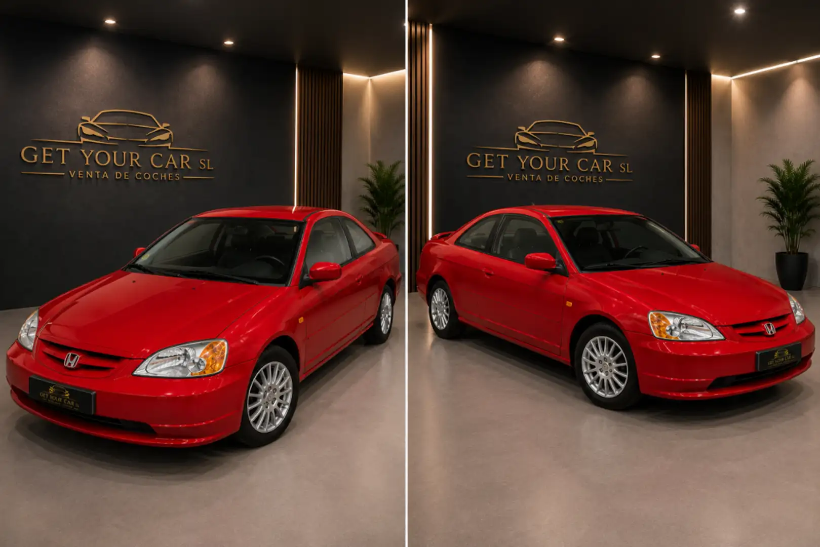 Honda Civic Coupé 1.7 ES VTEC Rojo - 1