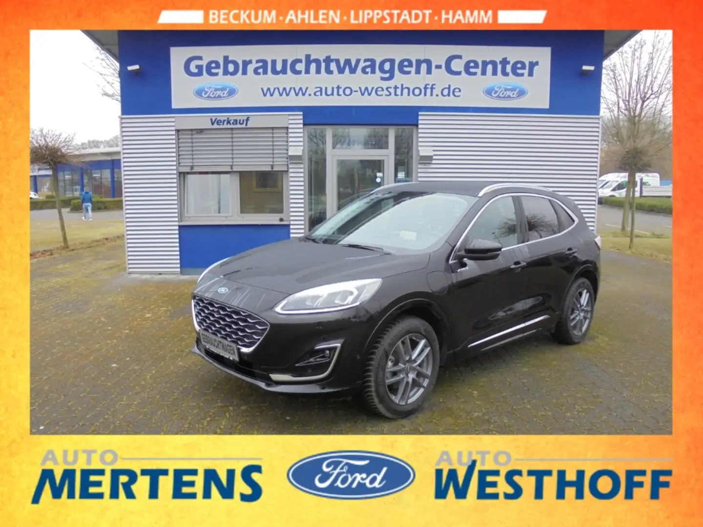 Ford Kuga Vignale 2.5 PHEV AHK Kamera TWA Navi ACC Negro - 1