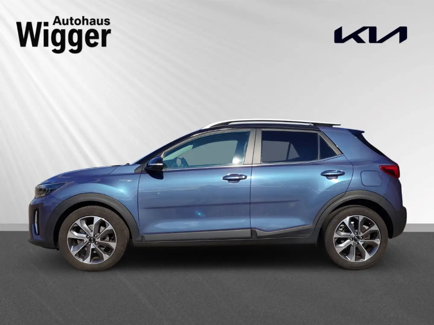 Kia Stonic 1.0 T-GDI Platinum Edition Mild-Hybrid Bleu - 2