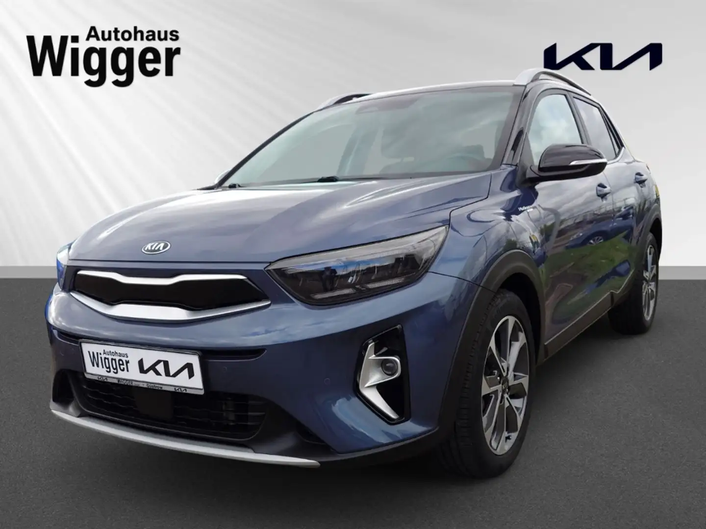 Kia Stonic 1.0 T-GDI Platinum Edition Mild-Hybrid Blauw - 1