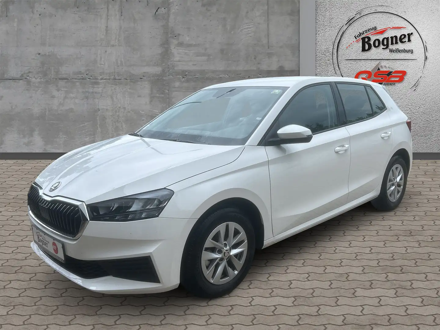 Skoda Fabia 1.0 TSI Ambition LED SHZ Kamera Smartlink Blanc - 1