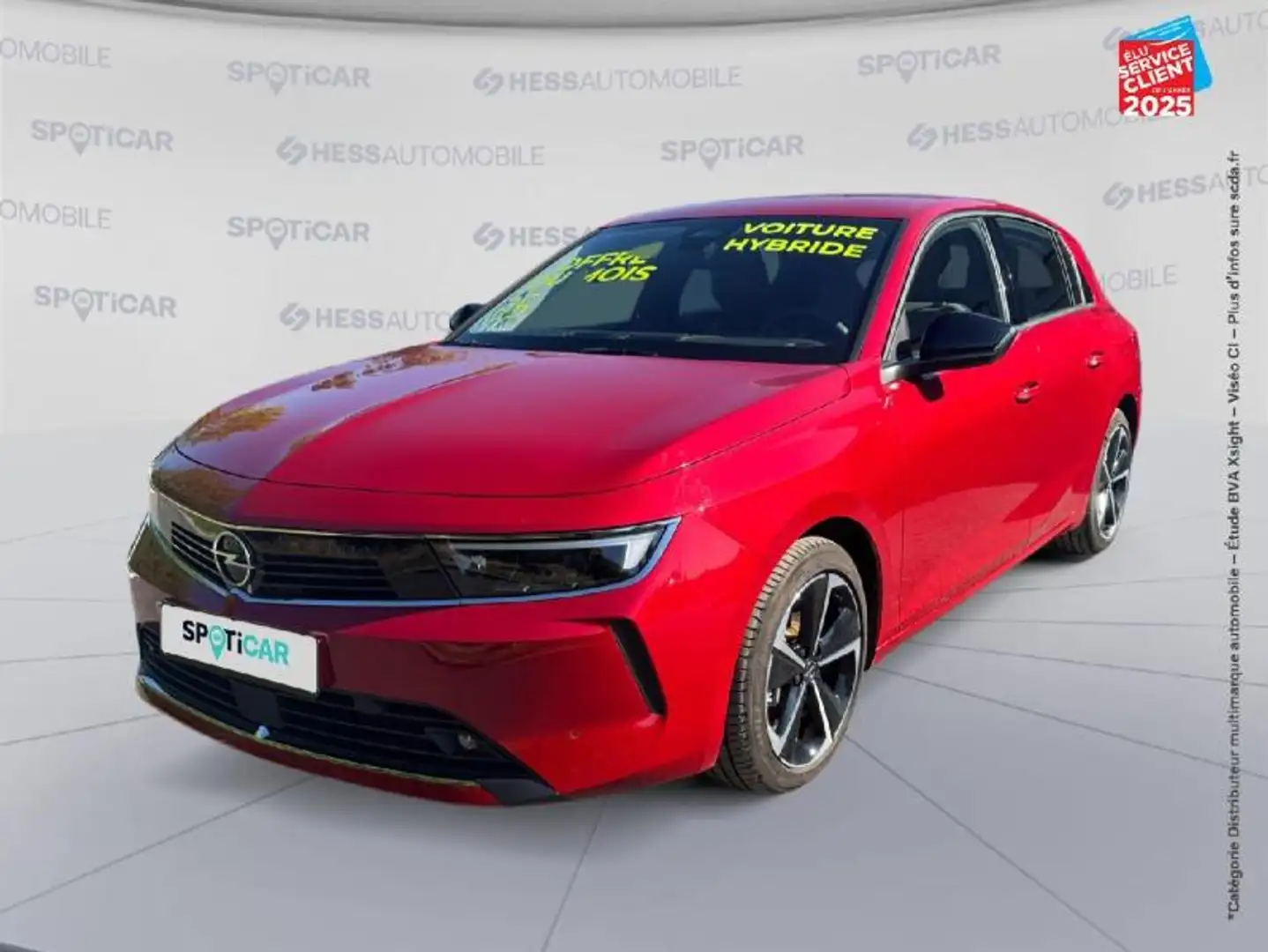 Opel Astra 1.6 Turbo 180ch Hybrid BVA8 Rouge - 1