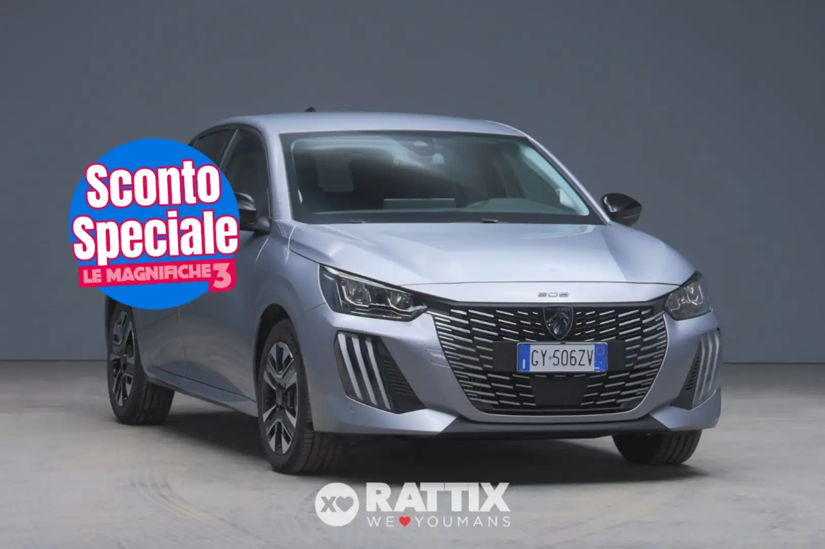 Peugeot 208 1.2 Puretech 100CV Allure Grigio - 1