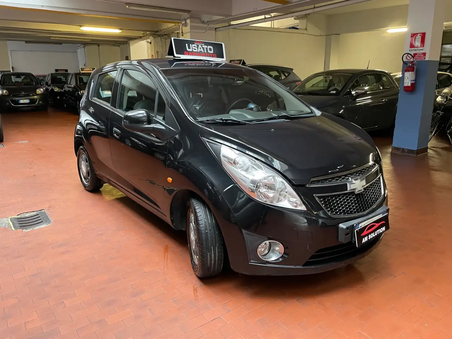 Chevrolet Spark Spark 1.0 Neopatentati Euro 5 Nero - 2