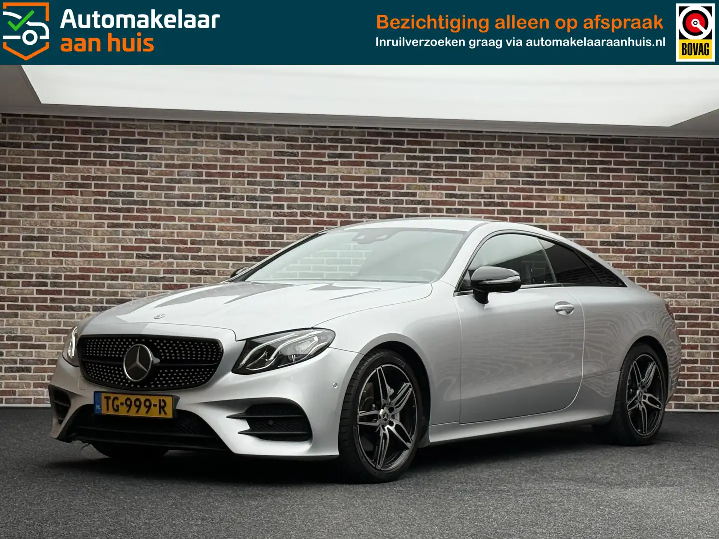 Mercedes-Benz E 200 Coupé AMG SFEER NIGHT LEDER DISTRONIC BLINDSPOT Grijs - 1