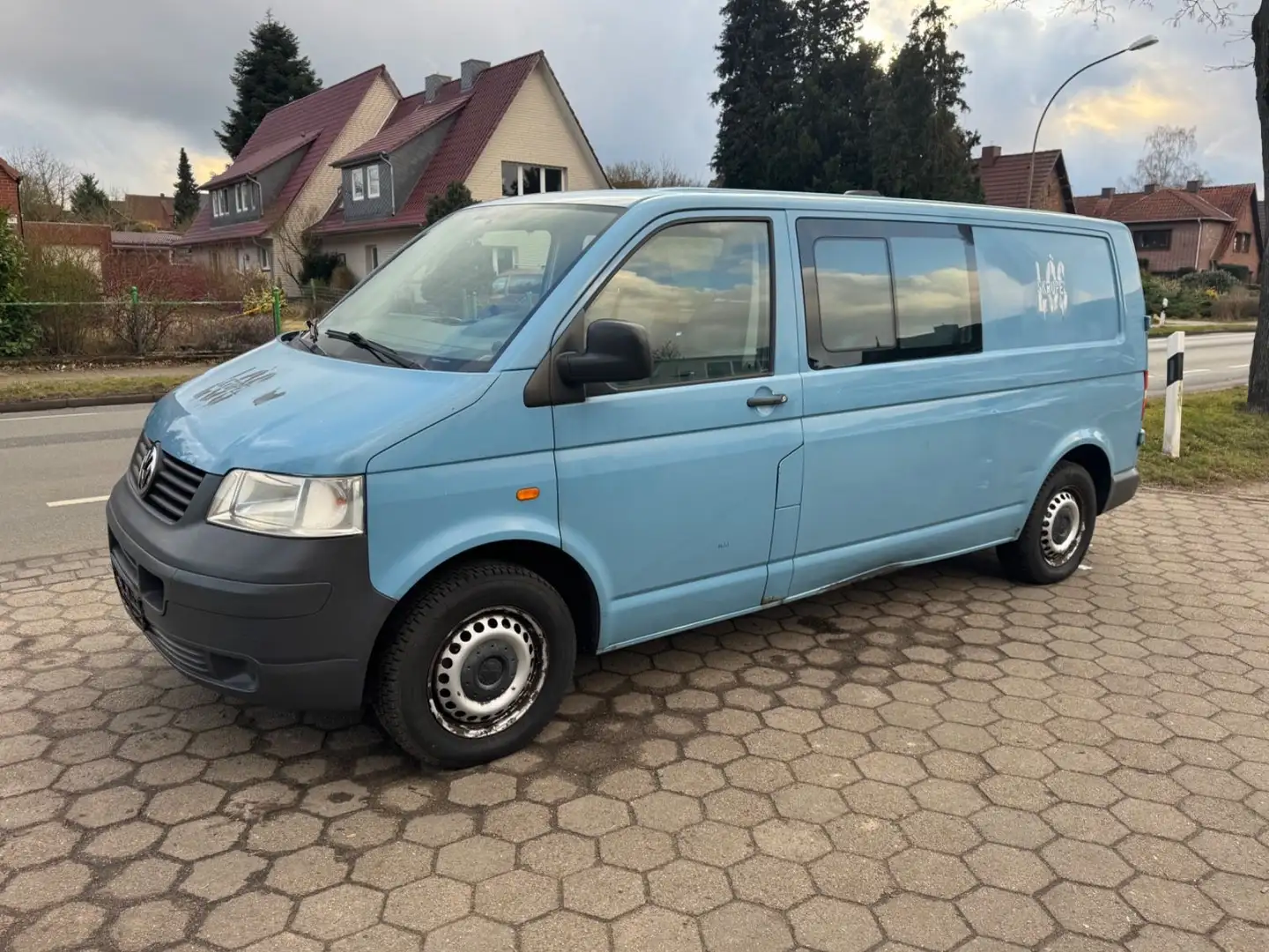 Volkswagen T5 Transporter LANG*technisch TOP* 6-Sitzer* Синій - 1