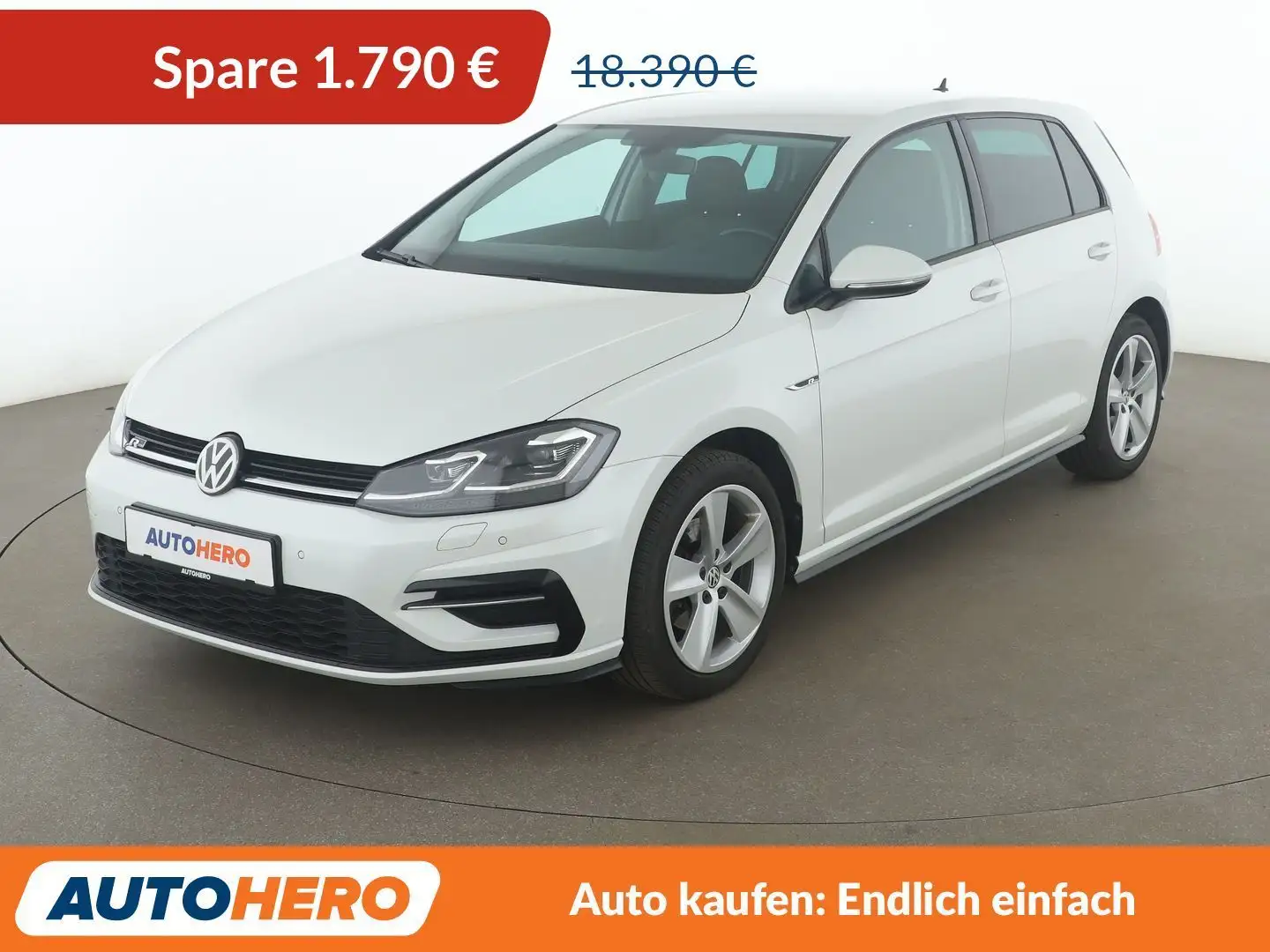Volkswagen Golf 1.5 TSI ACT Highline BM Aut.*RLINE*LED*ACC*PDC*SHZ Weiß - 1
