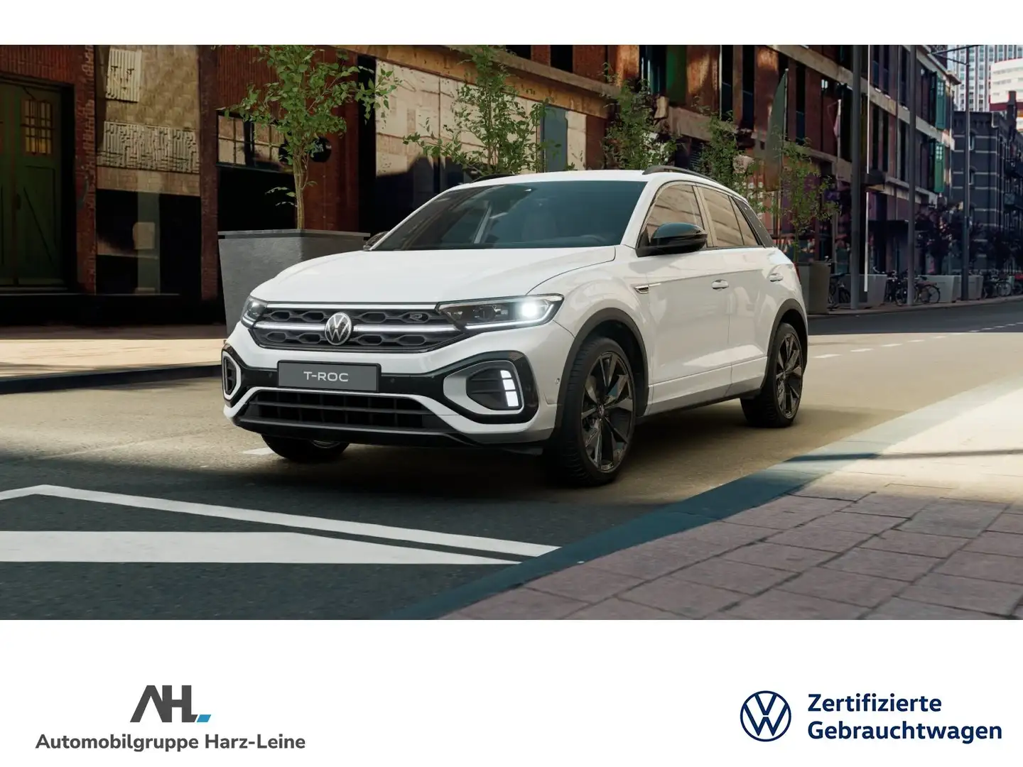 Volkswagen T-Roc R-LINE TSI DSG+ALU 19''+AHK+LED-MATRIX+SPORTFAHRWE Weiß - 2