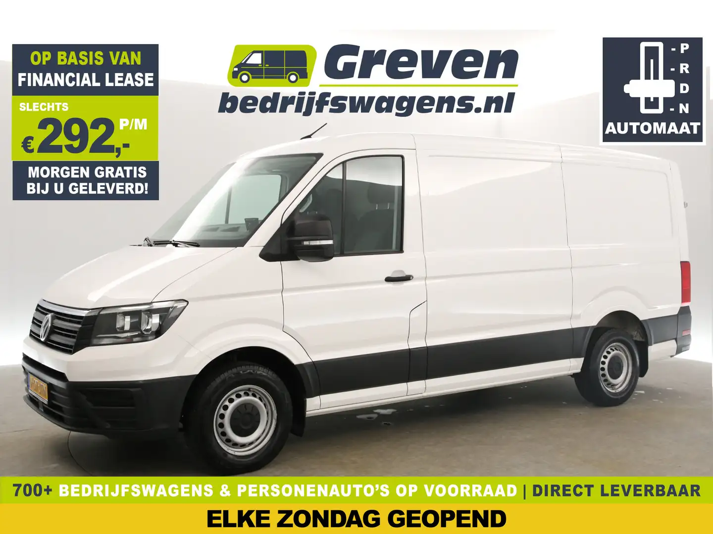 Volkswagen Crafter 30 2.0 TDI L3H2 140PK DSG Automaat 3000KG Trekgew. Wit - 1