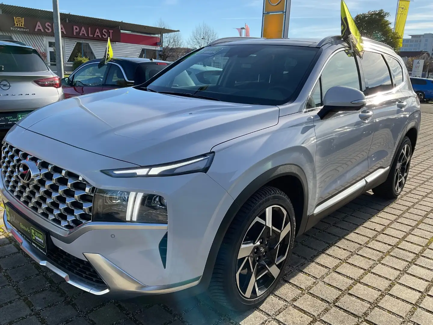 Hyundai SANTA FE 2.2 Prime Leder*Memory*Sitzkühlung Weiß - 2