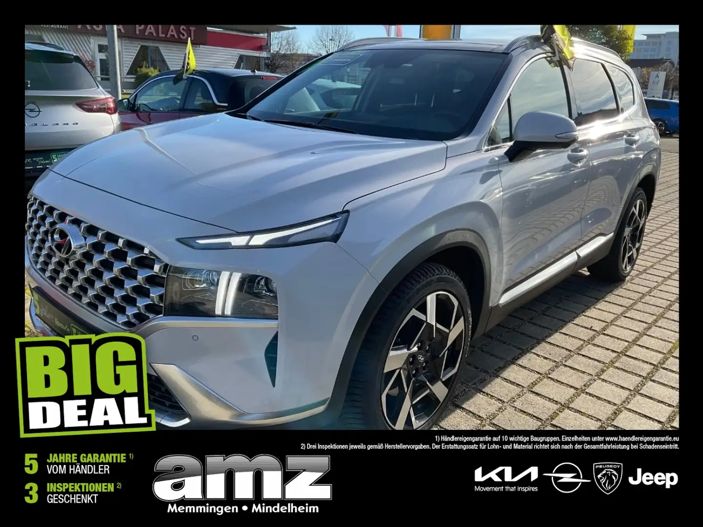 Hyundai SANTA FE 2.2 Prime Leder*Memory*Sitzkühlung Weiß - 1