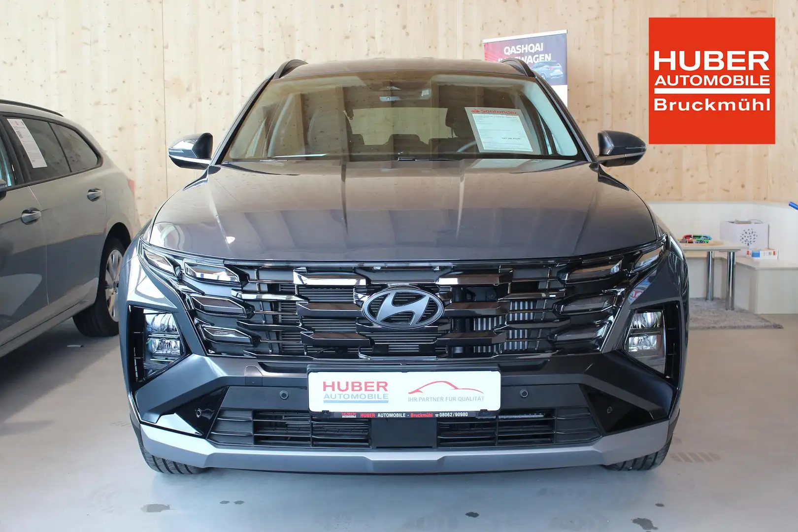 Hyundai TUCSON 1.6 T-GDI DCT MHEV 160PS SELECT LED/ACC/NAVI/KA... Grijs - 2