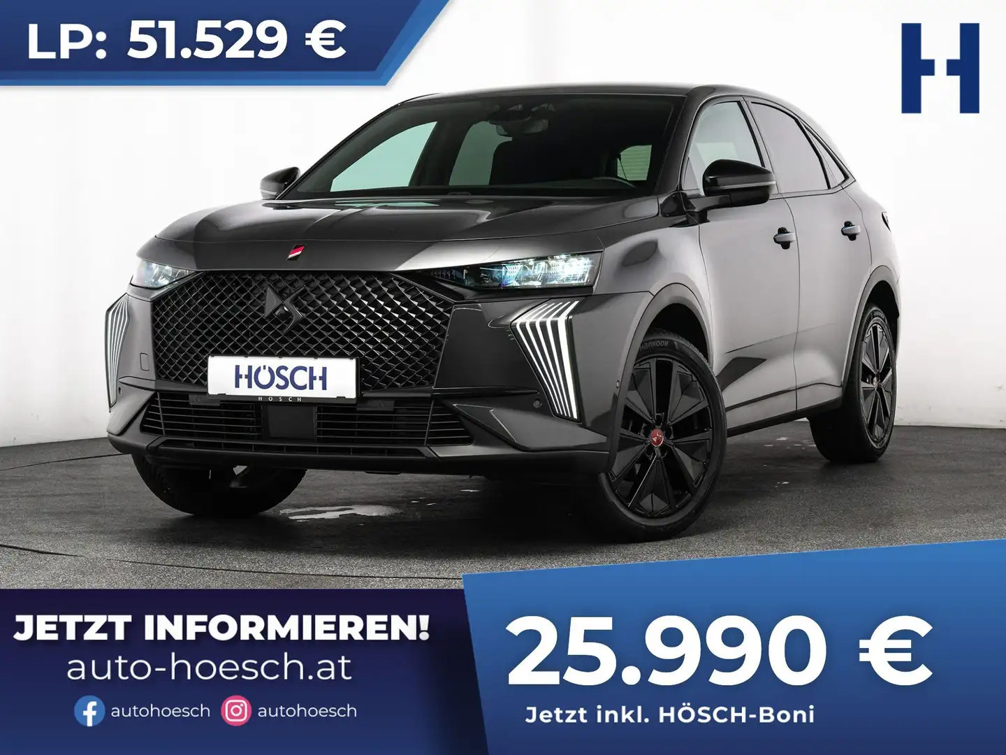 DS Automobiles DS 7 Crossback HDi 130 PERFORMANCE LINE 19" ALCANTARA Schwarz - 1