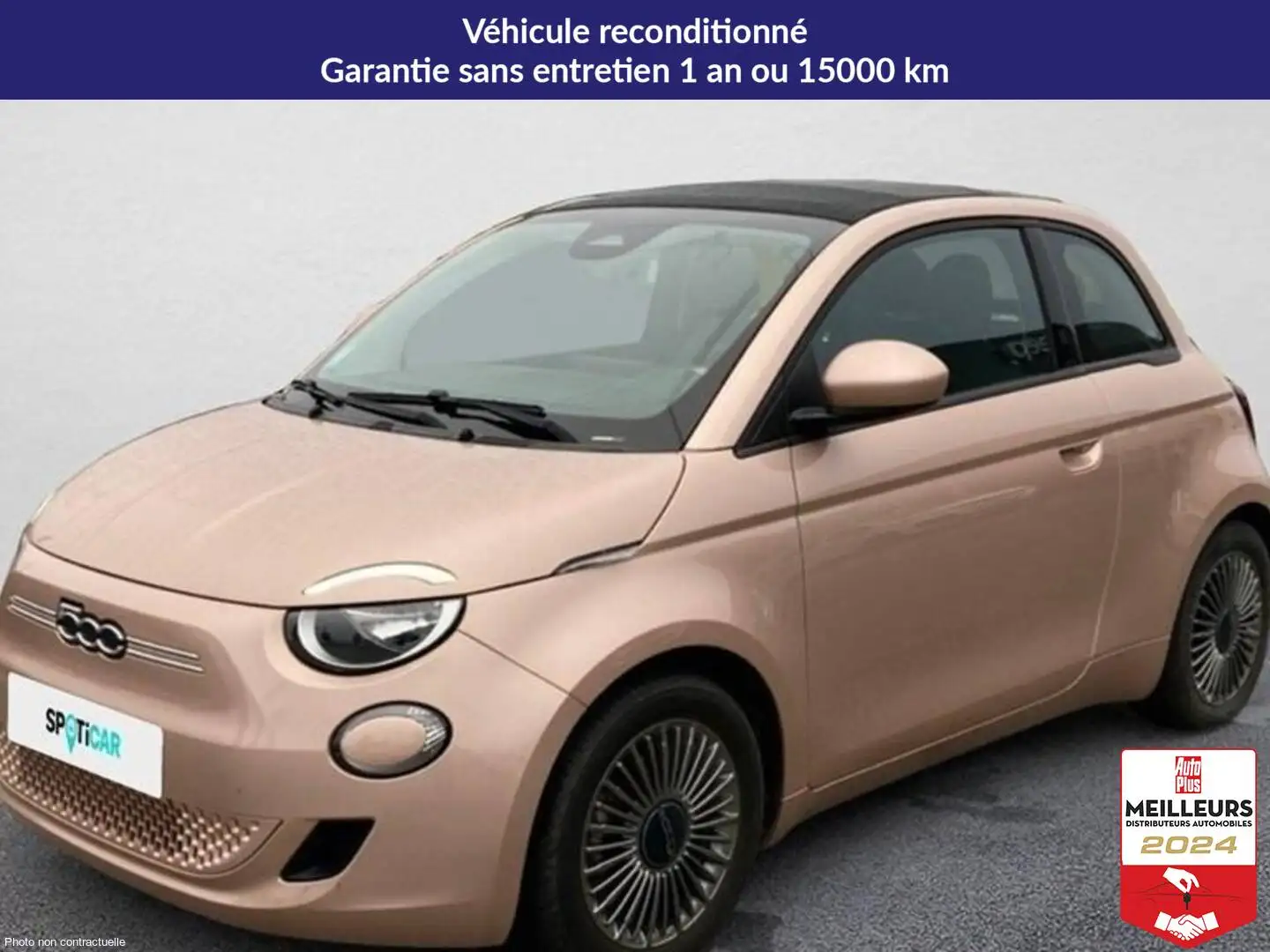 Fiat 500 C e 118 ch nouvelle 500 Blanc - 1