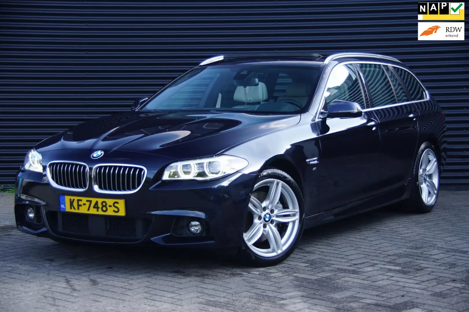 BMW 528 5-serie Touring 528xi M Sport Ed. | Pano | LED | S Negro - 1