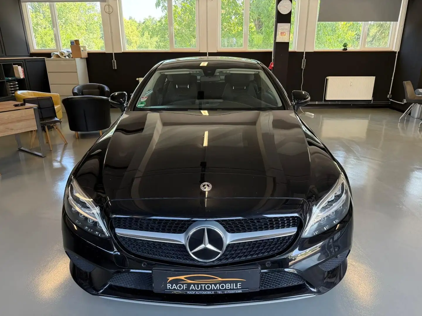 Mercedes-Benz C 220 D COUPE LED 1HAND 1 JAHR GARANTIE Nero - 2