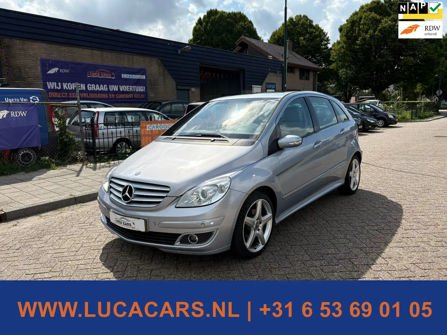 Mercedes-Benz B 200 AUTOMAAT 2X SLEUTEL + BOEKJES! plava - 1