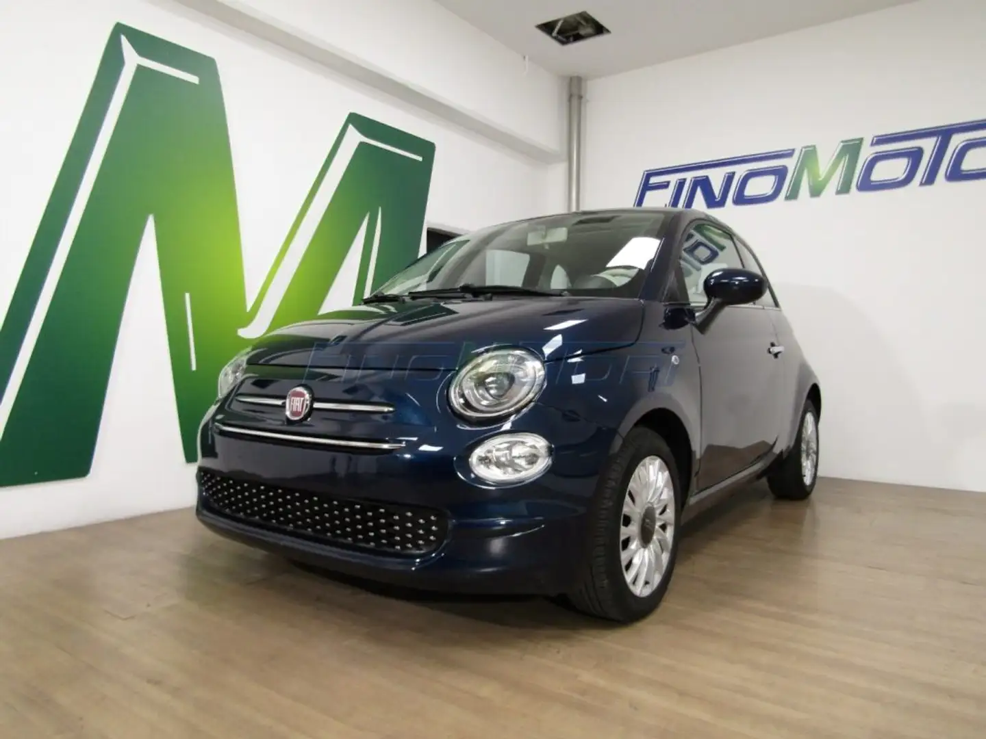 Fiat 500 1.2 69 CV Lounge - NEOPATENTATI Blau - 1