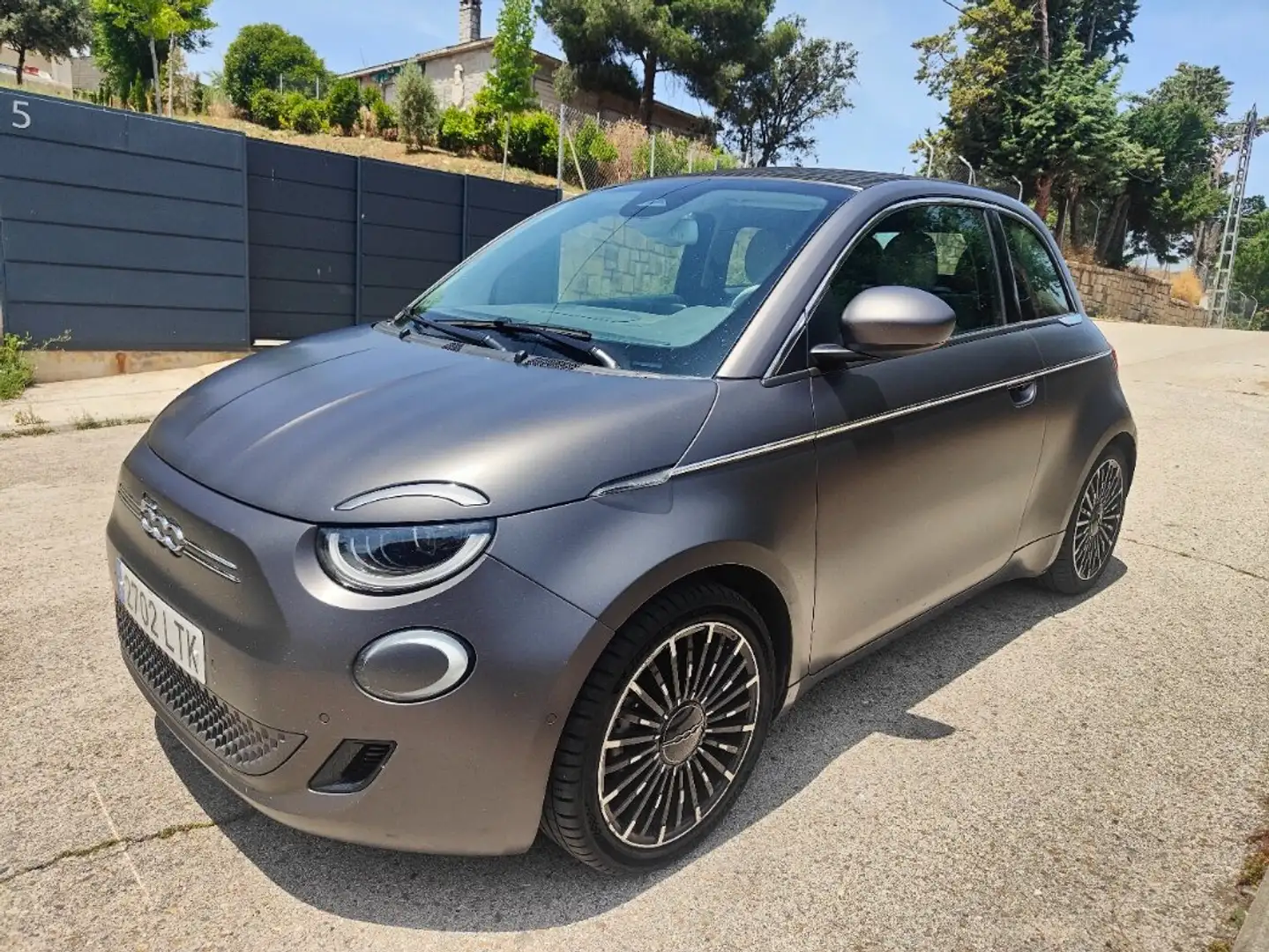Fiat 500e Gris - 2