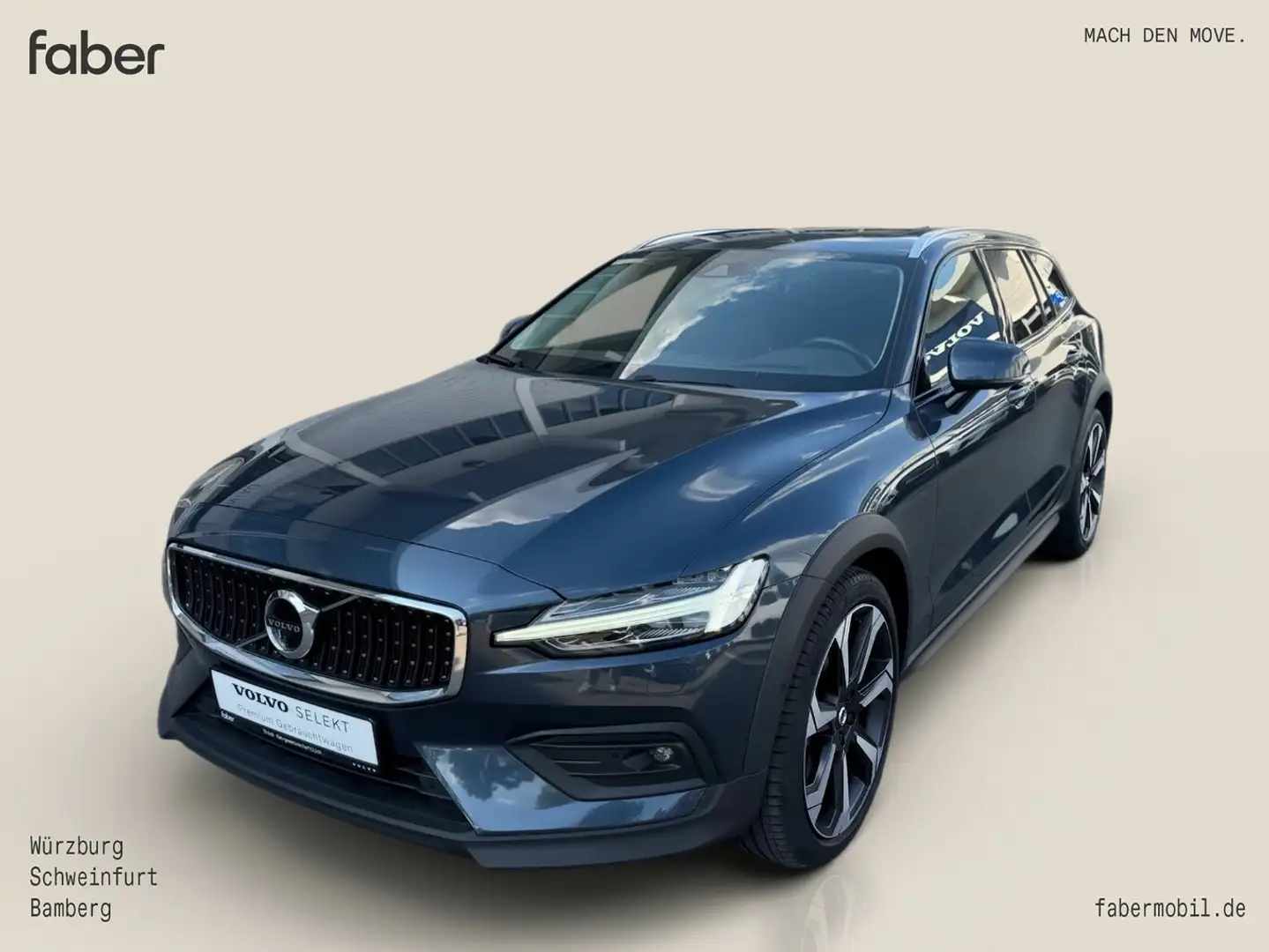 Volvo V60 Cross Country D4 AWD Pro Синій - 1
