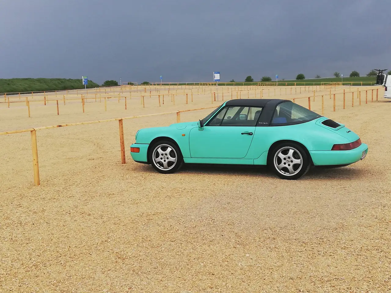Porsche 964 Carrera 2 Targa, absolute Rarität in mint, foto 1