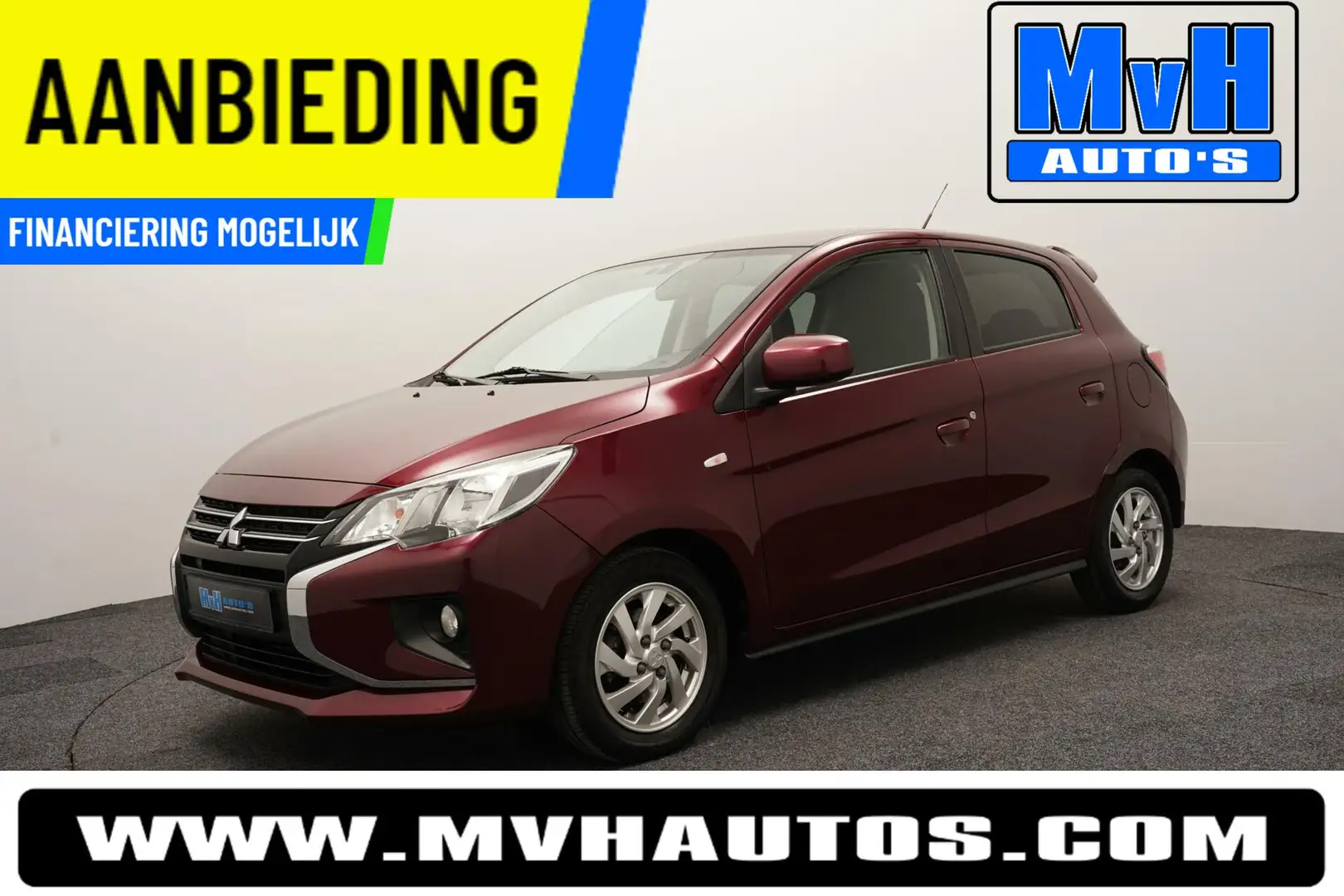 Mitsubishi Space Star 1.2 Active|AUTOMAAT|CARPLAY|CRUISE|NAP Rosso - 1