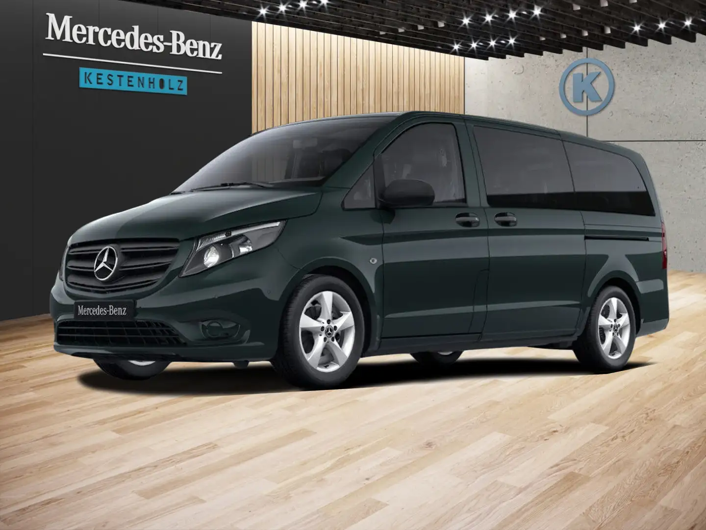 Mercedes-Benz Vito Vito 119 CDI Tourer PRO Lang *AHK*KAMERA*NAVI* Grün - 1