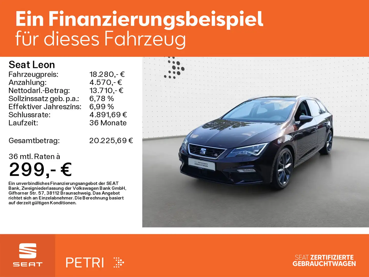 SEAT Leon Sportstourer FR 2.0 TSI DSG*LED*Navi*Pano*D Mauve - 2