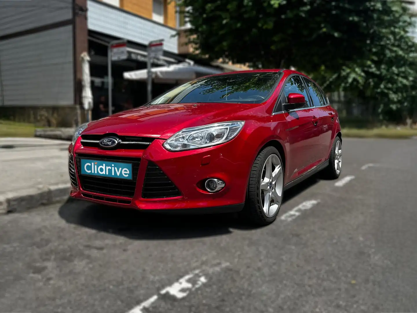 Ford Focus 1.6 Ecoboost Auto-S&S Titanium Rojo - 2