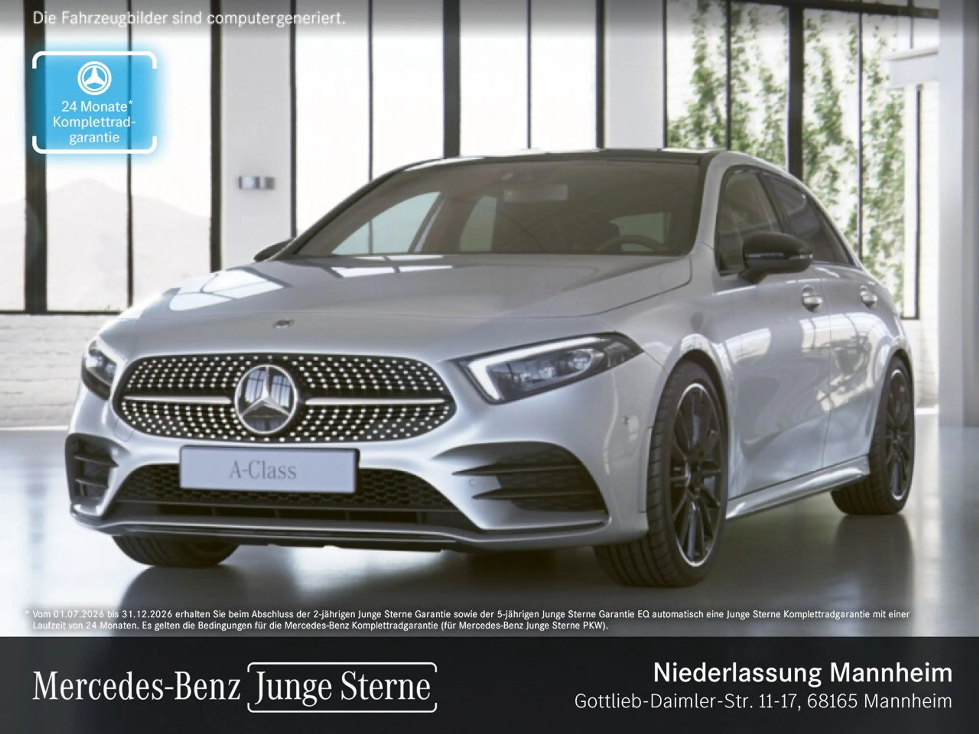 Mercedes-Benz A 220 d AMG+NIGHT+PANO+AHK+MULTIBEAM+KAMERA+19"+8G