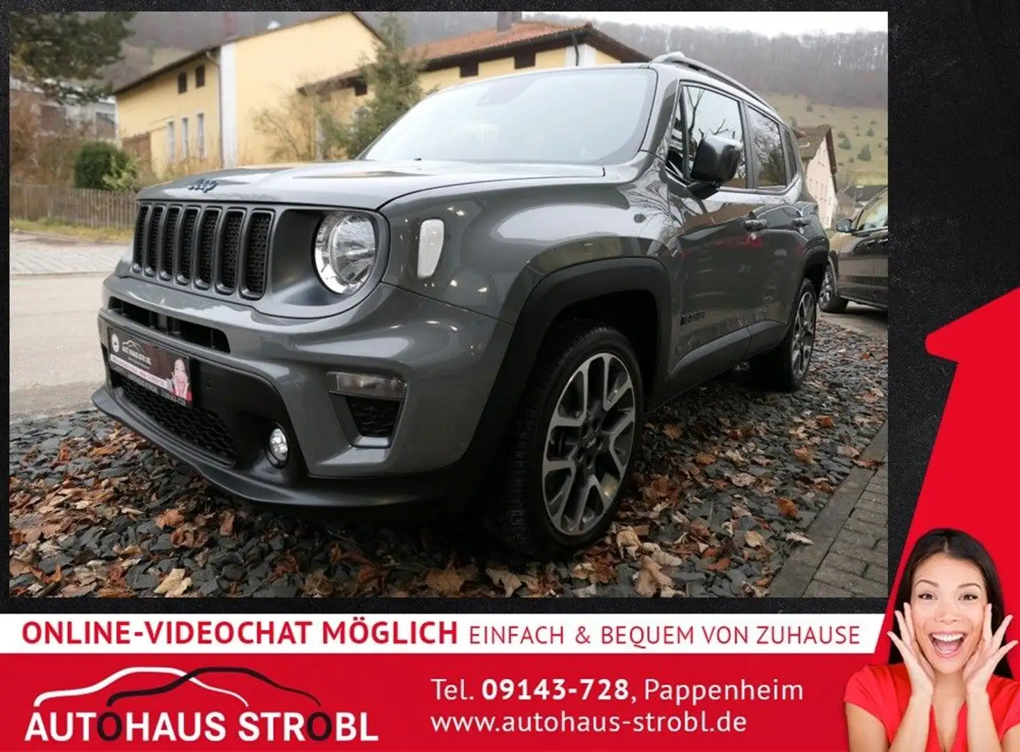 Jeep Renegade S-Limited 1.3 Plug-In-Hybrid 4WD/ ACC Grau - 1