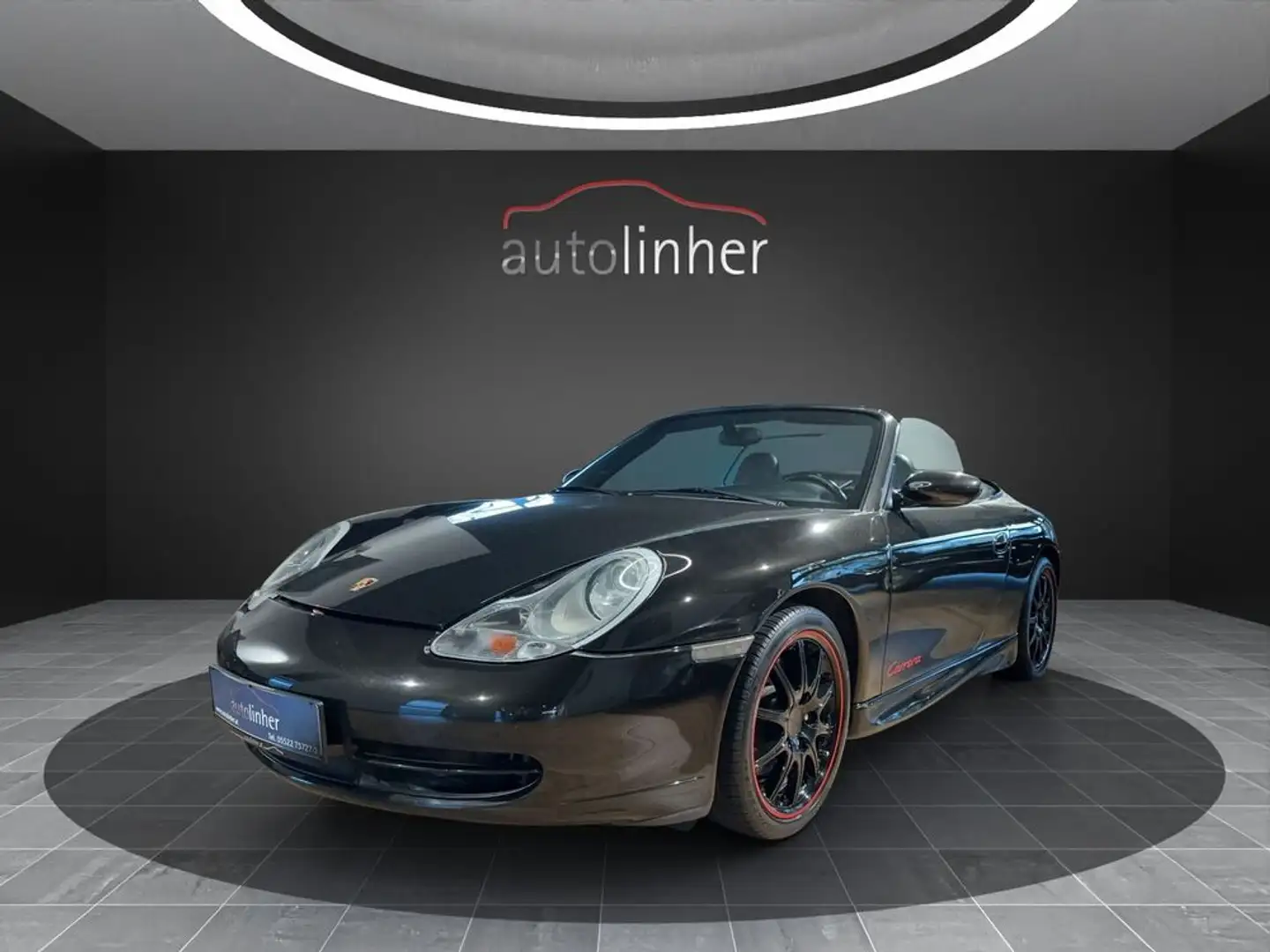 Porsche 911 Carrera 4 Cabriolet 996 Zwart - 1