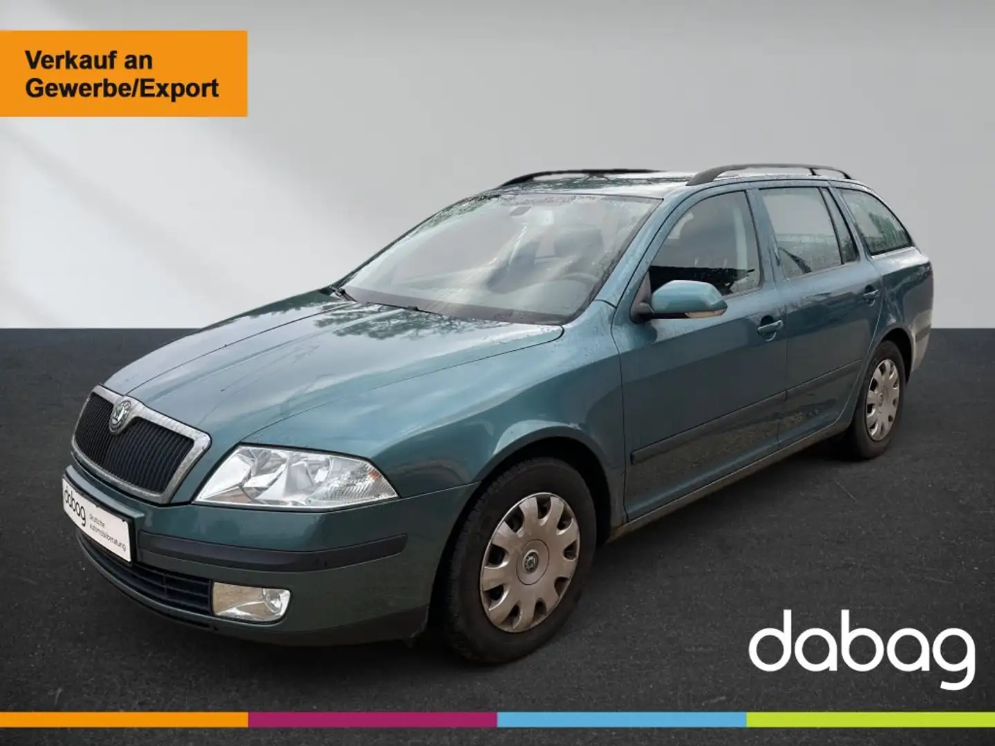 Skoda Octavia Combi 1.9 NUR GEWERBE TDI Ambiente Groen - 1
