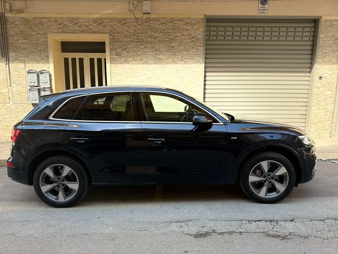 Audi Q5 Q5 40 2.0 tdi mhev S line Plus quattro 204cv BELLA Blauw - 1