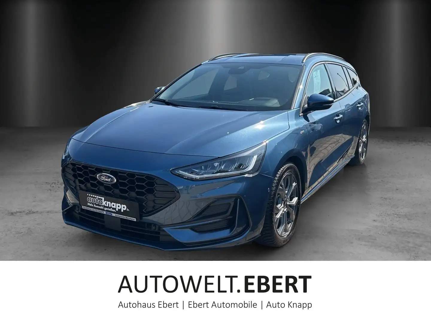 Ford Focus 1.0 EcoBoost ST-Line XAut./KAMERA/AHK/ACC/ Blau - 1